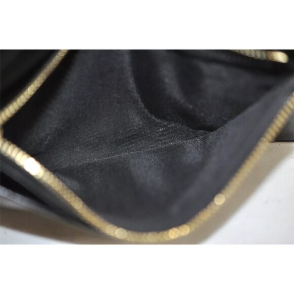 $1095 Authentic JIMMY CHOO Made in ITALY Star Studs Black Leather Bifold Wallet - Picture 9 of 12